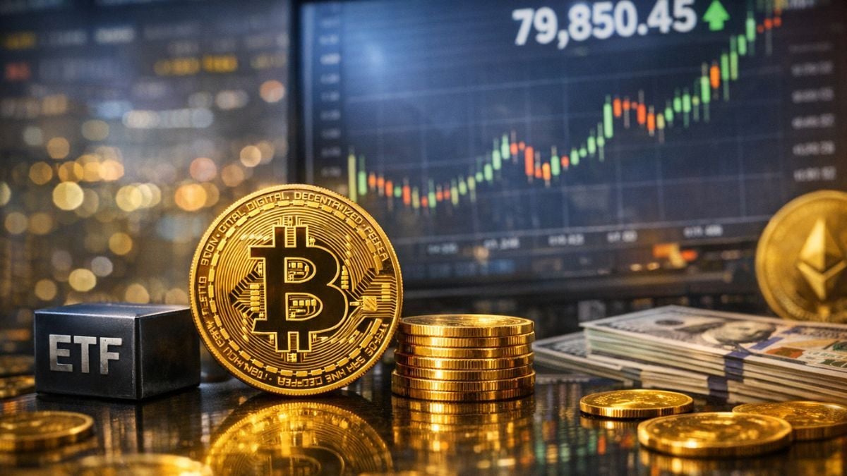 Bitcoin ETFs See $1.9B in Seven-Day Inflows as BTC Nears $80K