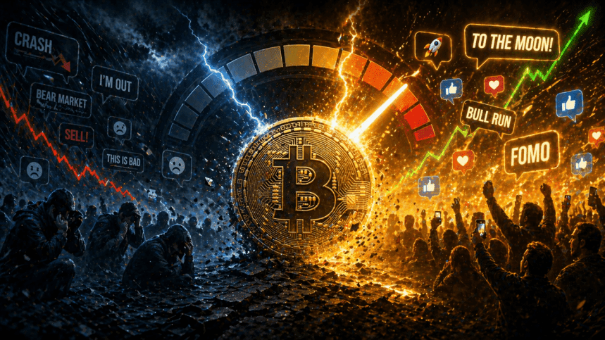 Bitcoin sentiment warning: social media FOMO spikes again