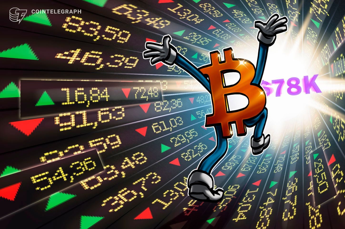 Bitcoin’s overbought signal flashes price top warning with focus on $78K