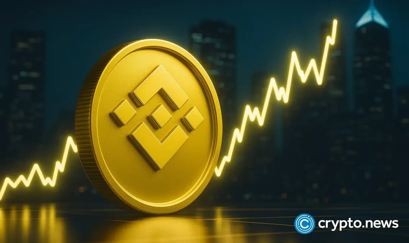 BNB price forms a double-bottom pattern, eyeing a move to $800.
