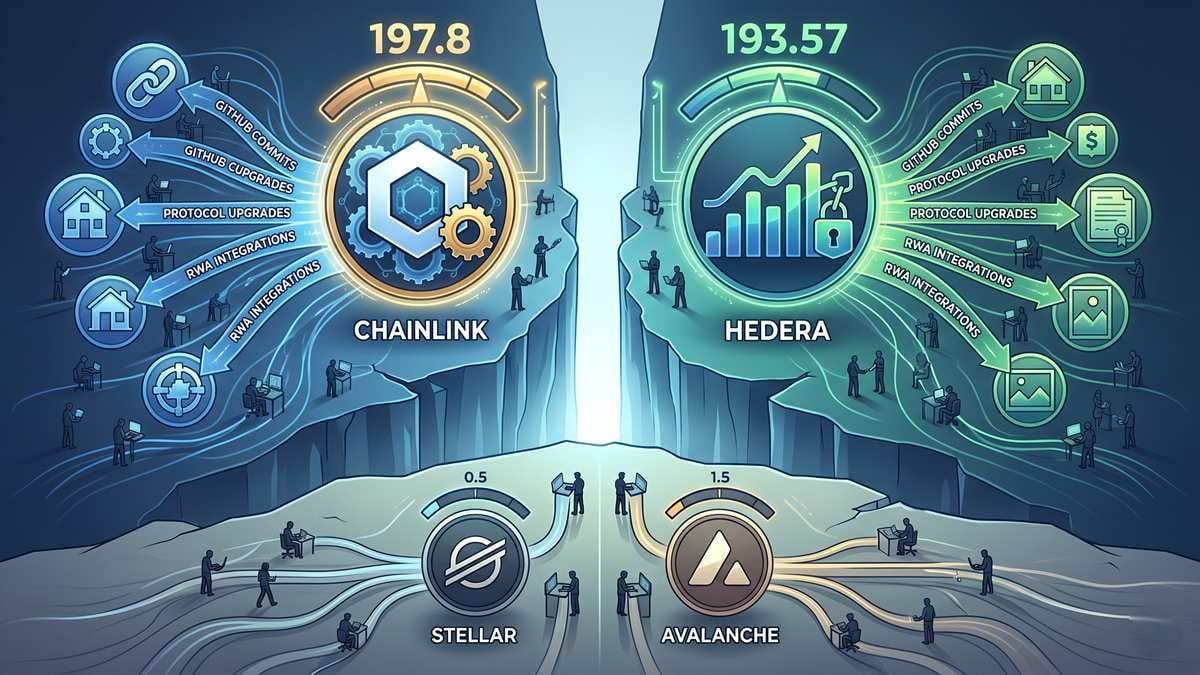 Chainlink and Hedera Lead Real World Asset Development, According to Santiment