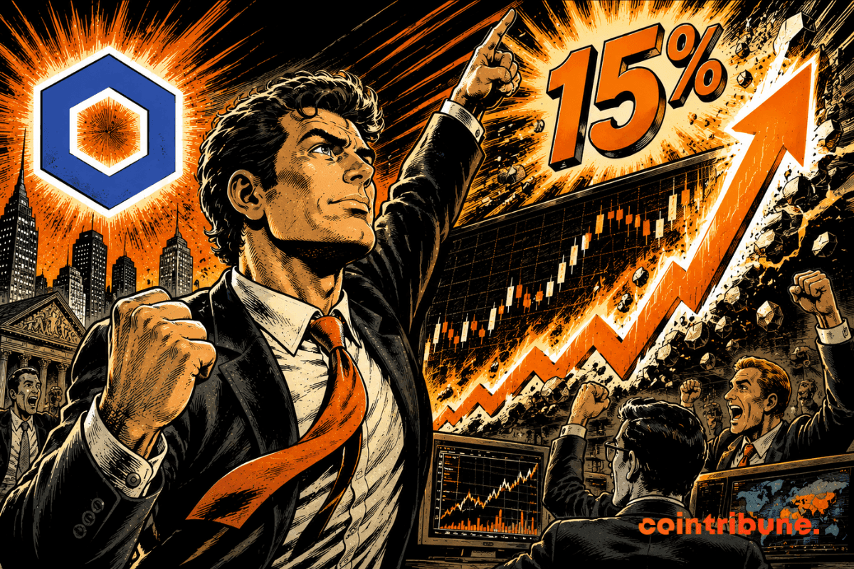 Chainlink climbs to a three-month high as weekly gain reaches 15%