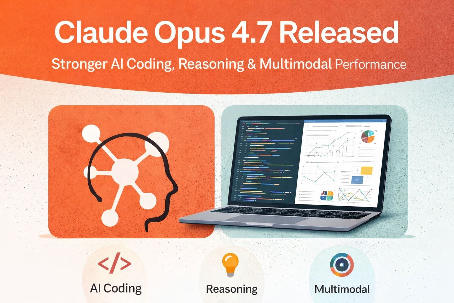 Claude Opus 4.7 launched with enhanced vision and self-checking code before reporting; warning for developers using 4.6