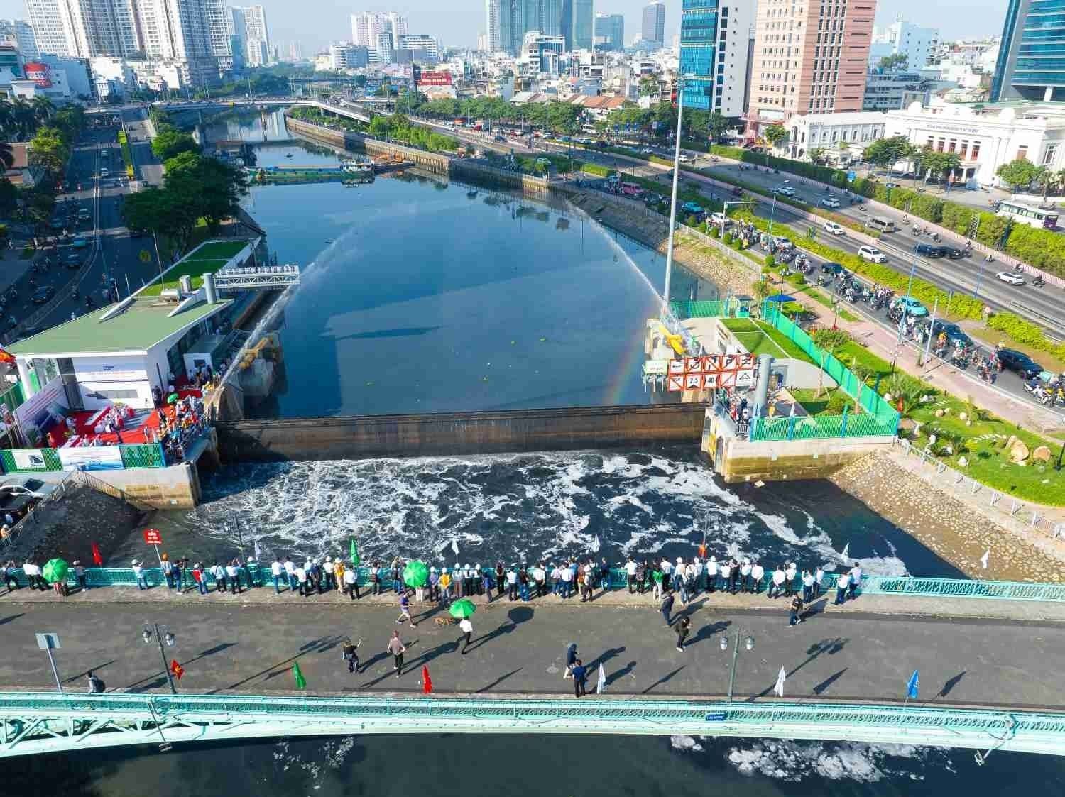 New phase of Vietnam's largest 10-trillion-dong flood-control project unveiled as Ho Chi Minh City seeks to avert tidal flooding
