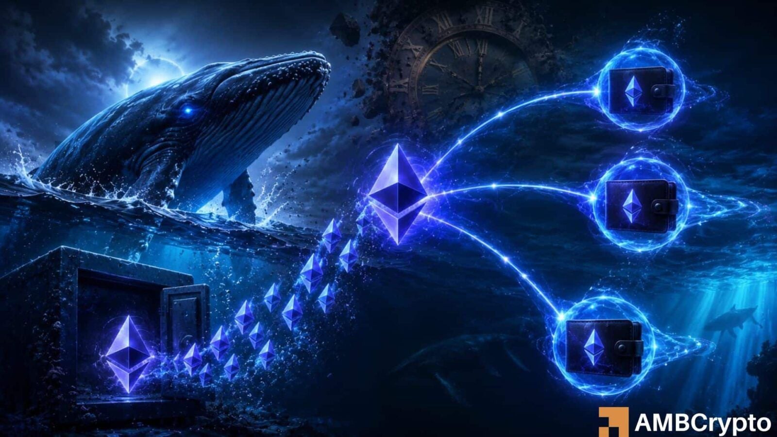 Cá voi Ethereum ngủ đông di chuyển 69,878 ETH trị giá khoảng 157 triệu USD sau chín năm