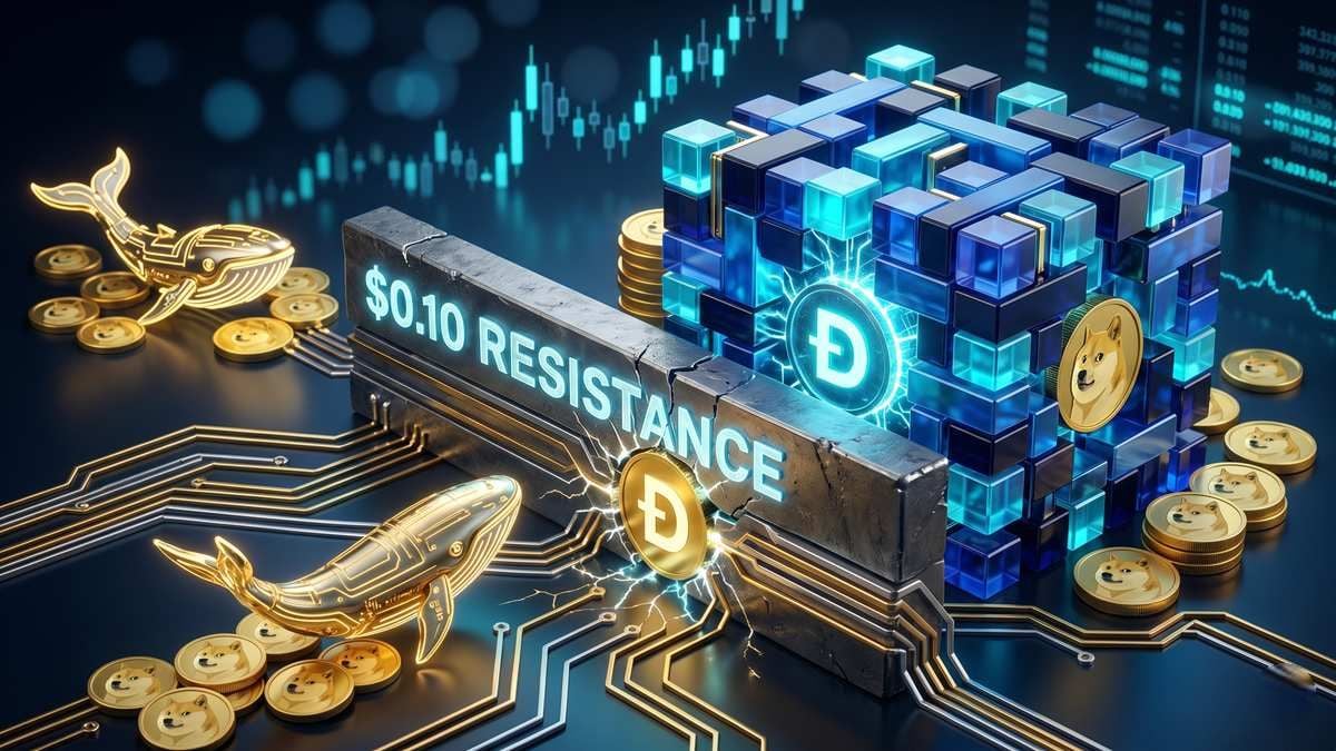 Dogecoin tests $0.10 barrier as whale accumulation reaches 330 million DOGE