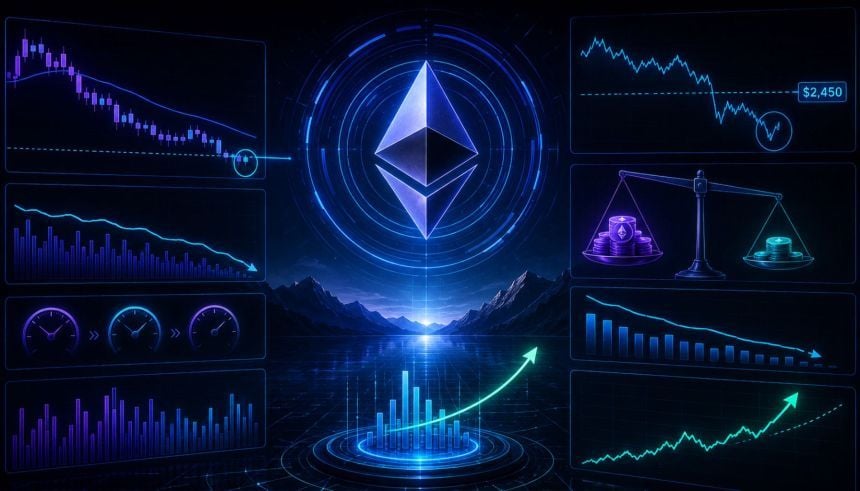 Ethereum cools off below $2,450 – lower leverage sets the stage for a breakout