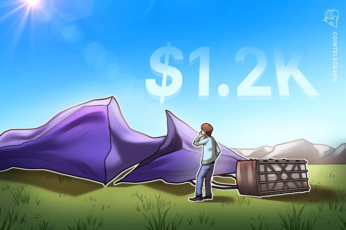 Ethereum price risks falling to $1,200 next, analyst warns