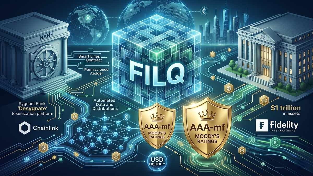 Fidelity International brings Moody’s-rated tokenized liquidity fund to Chainlink and Sygnum