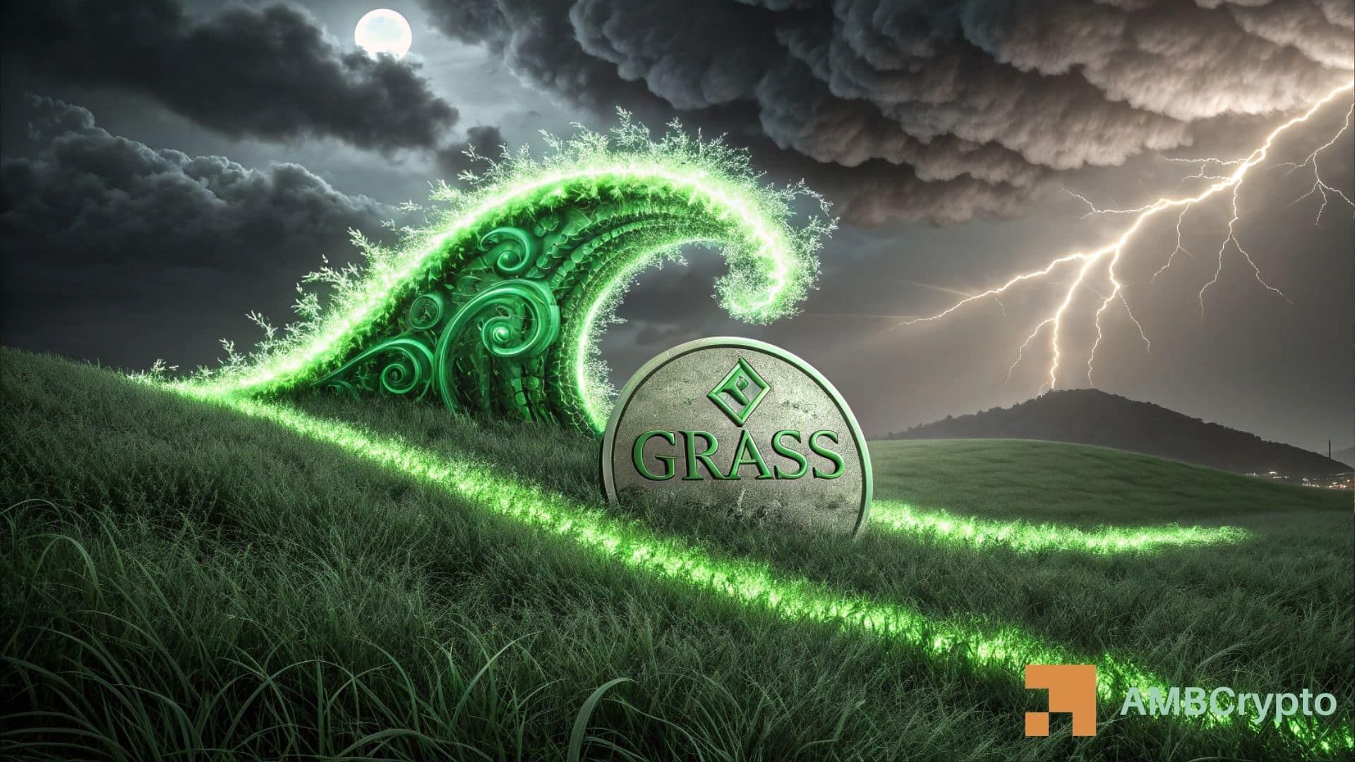 GRASS price up 28% as traders eye liquidity above $0.48