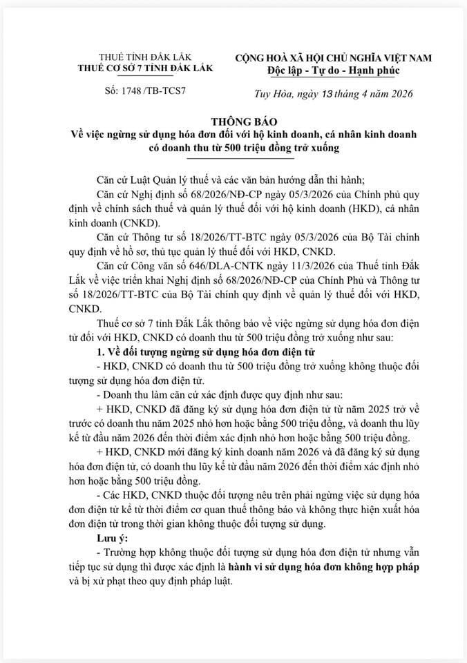 Penalties for micro-businesses with annual revenue up to 500 million VND for issuing electronic invoices: Tax expert explains