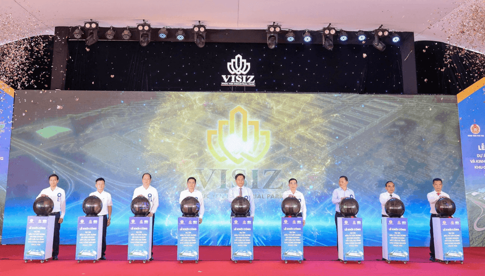 Groundbreaking for Phúc Yên Industrial Park in Phú Thọ with nearly VND 1,988 billion in investment; project expected to create tens of thousands of jobs and support the province’s plan to become a centrally governed city