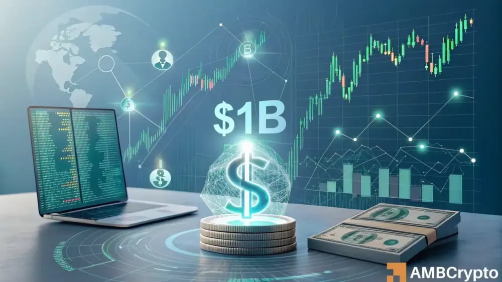 Bitcoin falls back as tokenized stocks near $1 billion in market cap