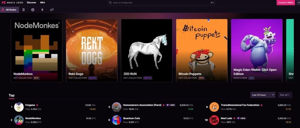 Magic Eden to sunset major parts of its business, keeps Solana marketplace open