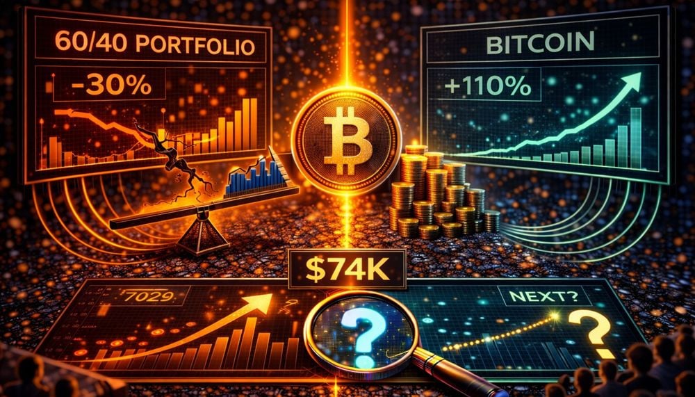 Danh mục 60/40 đang thất bại một lần nữa — Bitcoin có thể là giải pháp bất ngờ.