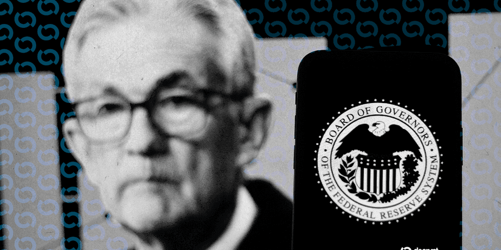 Crypto majors fall as Fed rate-cut odds vanish after Powell's final FOMC; Bitcoin trades near $76,000