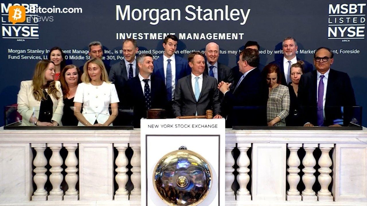 NYSE Welcomes Morgan Stanley's MSBT Launch as First Spot Bitcoin ETF Issued by a Major U.S. Bank