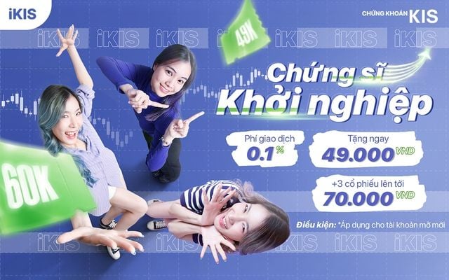 KIS Vietnam launches 1.1 billion VND in promotions: stock gifts and 100% trading-fee refunds