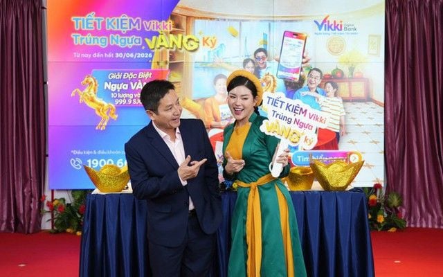 Vikki Digital Bank launches savings promotion with a 10 lượng gold prize