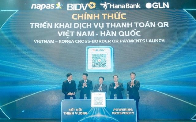 BIDV, Hana Bank and partners launch cross-border QR payment service between Vietnam and South Korea