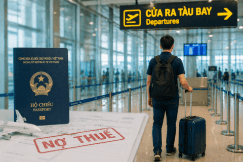 Bộ Tài chính đề xuất biện pháp tạm hoãn xuất cảnh đối với người nợ thuế từ 1 triệu đồng, danh sách gồm các giám đốc công ty bất động sản và xây dựng
