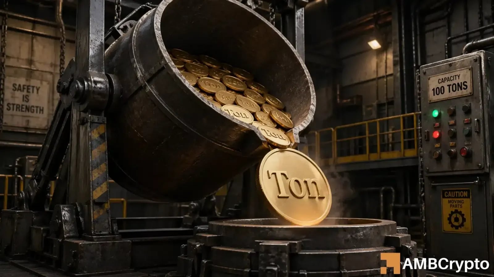 Toncoin volume falls ahead of a $49.37 million token unlock, raising sell-off risk