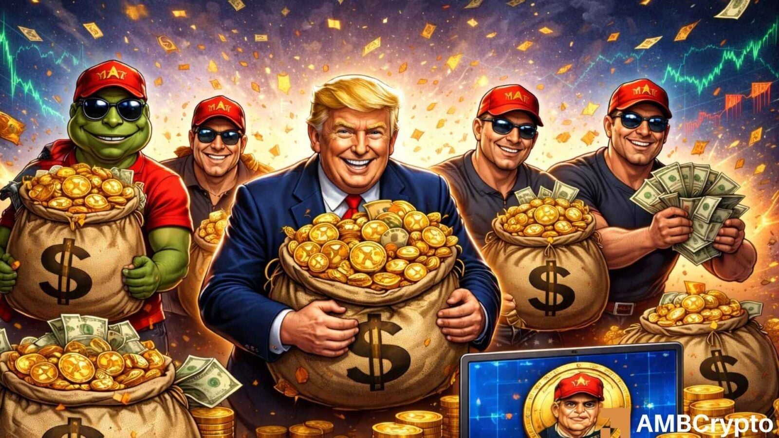 TRUMP memecoin falls as team transfers 7.59 million tokens amid selling pressure