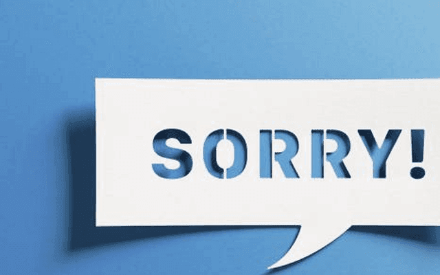 Instances of chairmen apologizing to shareholders at annual general meetings