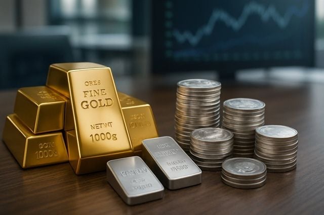 Giá vàng và bạc biến động mạnh: người thắng sau 10 năm không phải là người dự đoán đúng giá