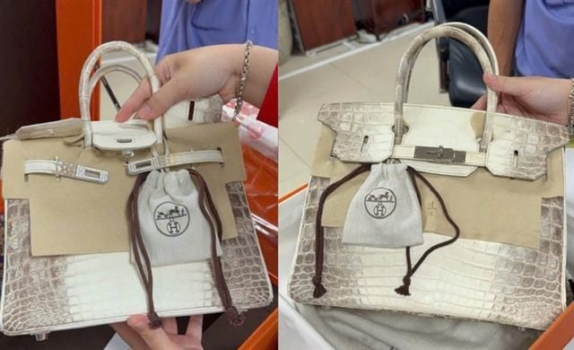 Many people will not be able to participate in the auction of two Hermès handbags owned by Mrs. Truong My Lan