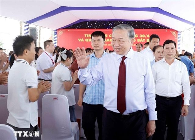 General Secretary, President To Lam visits Ho Chi Minh City to encourage workers