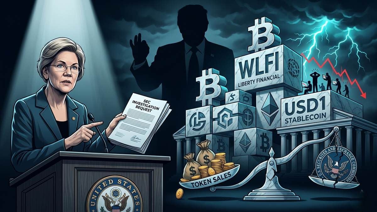 Elizabeth Warren kêu gọi SEC điều tra World Liberty Financial liên quan tới Trump sau thất bại của Đạo luật Clarity Act
