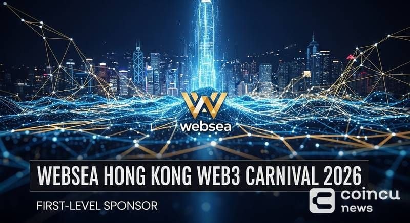 Websea gia nhập Hong Kong Web3 Festival 2026 với vai trò Nhà tài trợ triển lãm chính