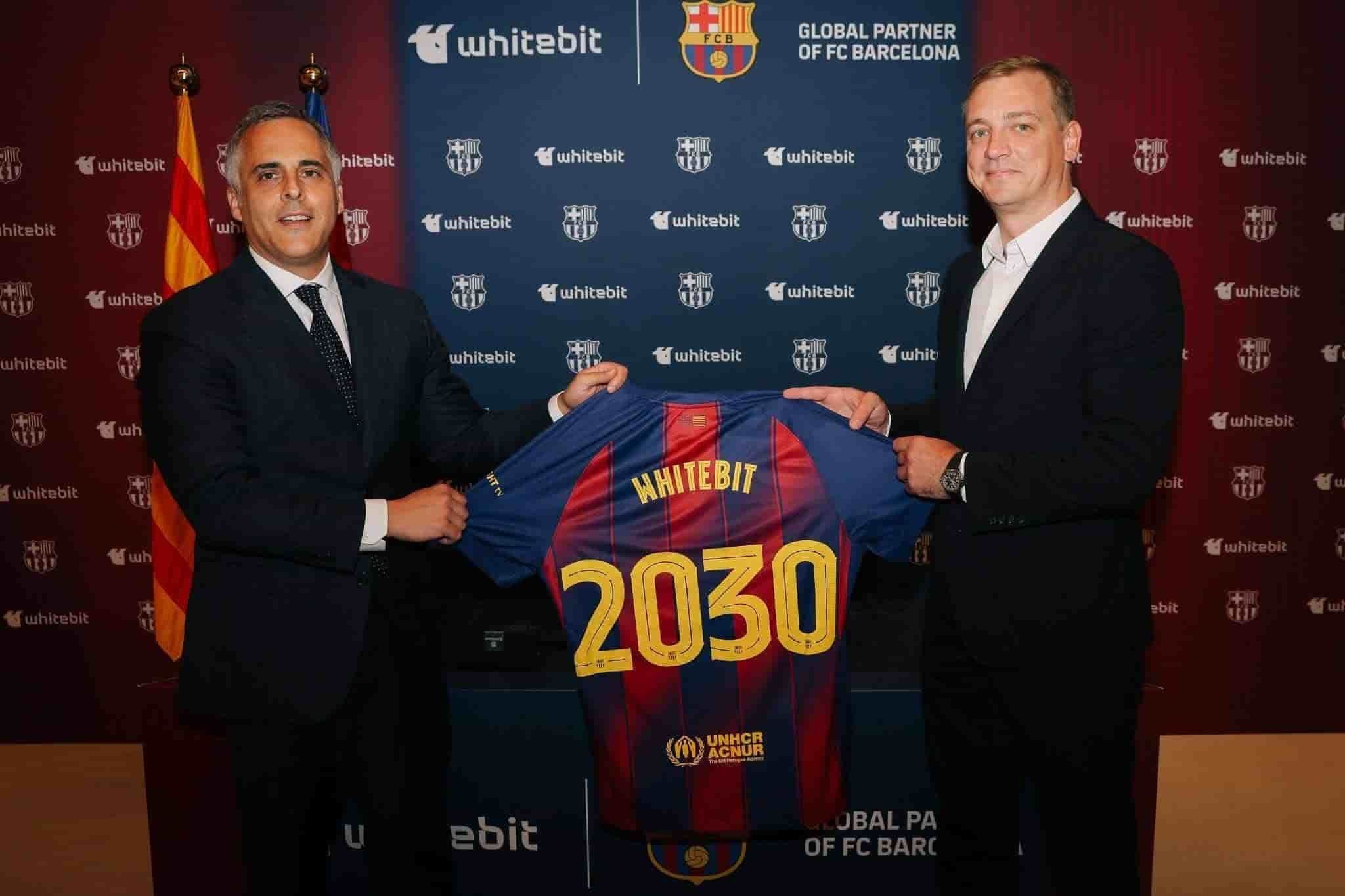 WhiteBIT and FC Barcelona sign five-year partnership through 2030