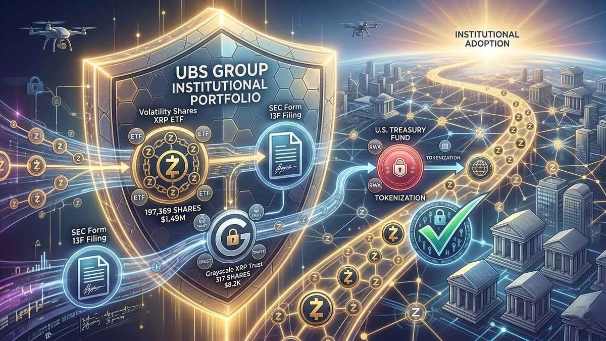 UBS Group tiết lộ nắm giữ XRP trong hồ sơ SEC 13F, dấy lên suy đoán thị trường tiền mã hóa