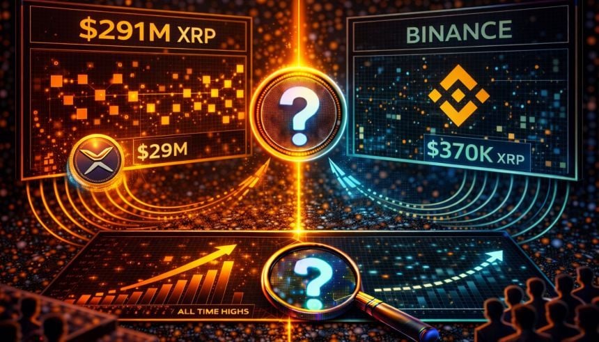 XRP Settles $291 Million On-Chain, Binance Inflow Minimal