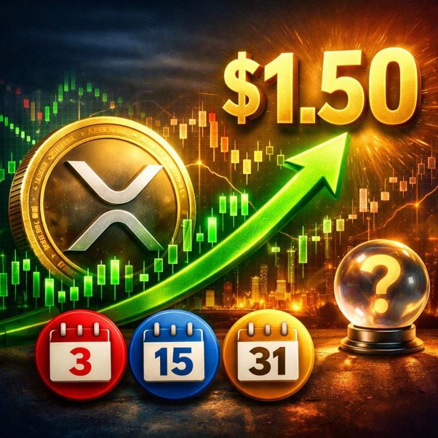 XRP Rallies Toward $1.50 as Expert Cites Three Dates That Could Decide the Next Direction