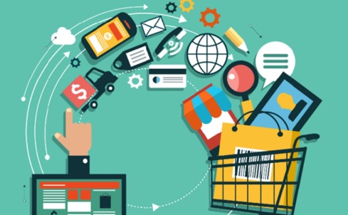 Thương mại điện tử là là sự mua bán sản phẩm hay dịch vụ trên các hệ thống điện tử internet và các mạng máy tính. 