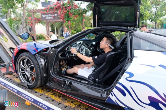 Pagani Huayra là siêu xe duy nhất trong garage của Minh Nhựa hiện nay. Ảnh: Thượng Tâm.