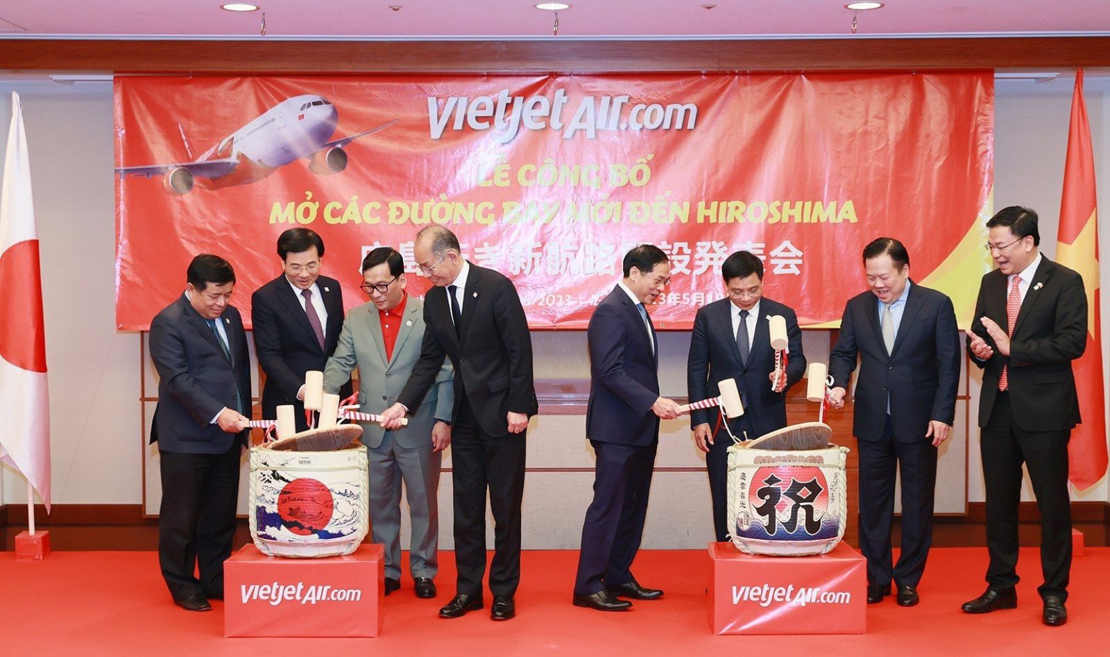 Vietjet vừa công bố đường bay thẳng đầu tiên giữa Việt Nam và Hiroshima