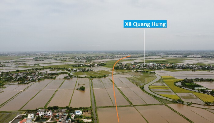 Đoạn qua xã Quang Hưng.