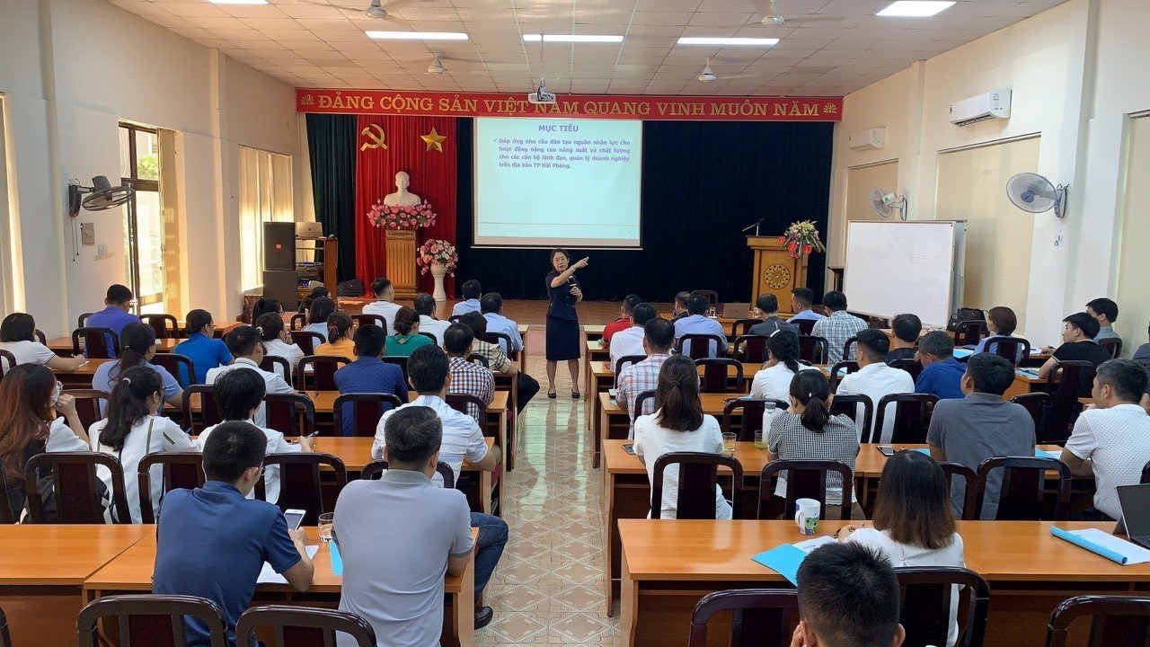 Hải Phòng đào tạo nâng cao năng suất, chất lượng cho doanh nghiệp. Ảnh: Nguyễn Thơm 