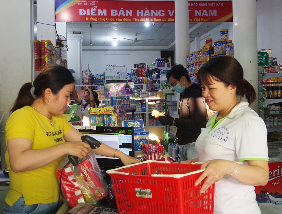 Người tiêu dùng ngày càng tin tưởng vào chất lượng hàng Việt. Ảnh minh họa.