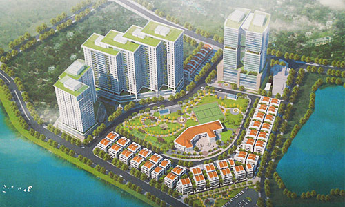 Hà Nội vừa có Quyết định 4022/QĐ-UBND phê duyệt điều chỉnh cục bộ quy hoạch Khu nhà ở Thạch Bàn Lakeside.