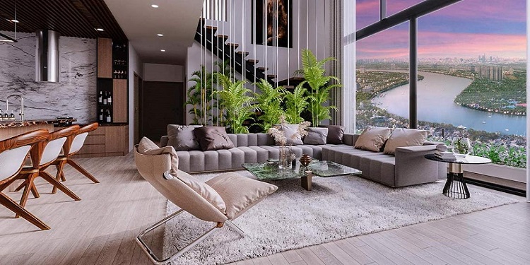 Duplex là căn hộ nằm trên tầng cao nhất của các chung cư cao cấp hoặc cao ốc. 