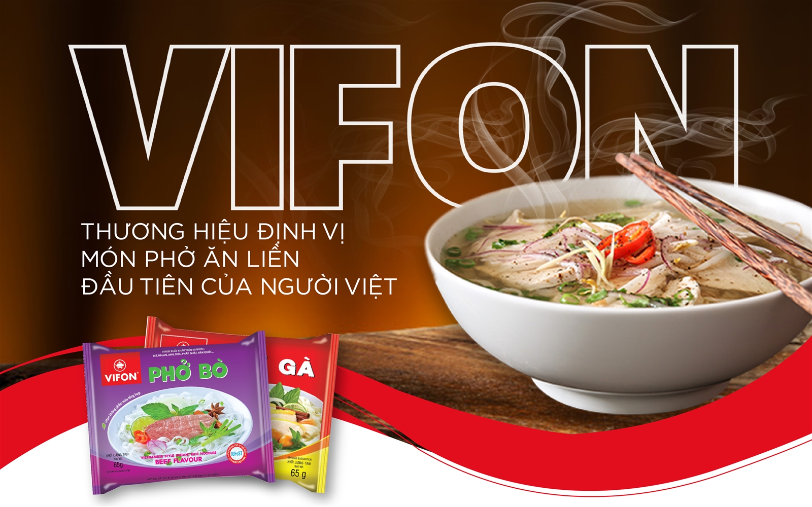 Sản phẩm phở Vifon tiện lợi mà thơm ngon không kém phở ngoài tiệm !