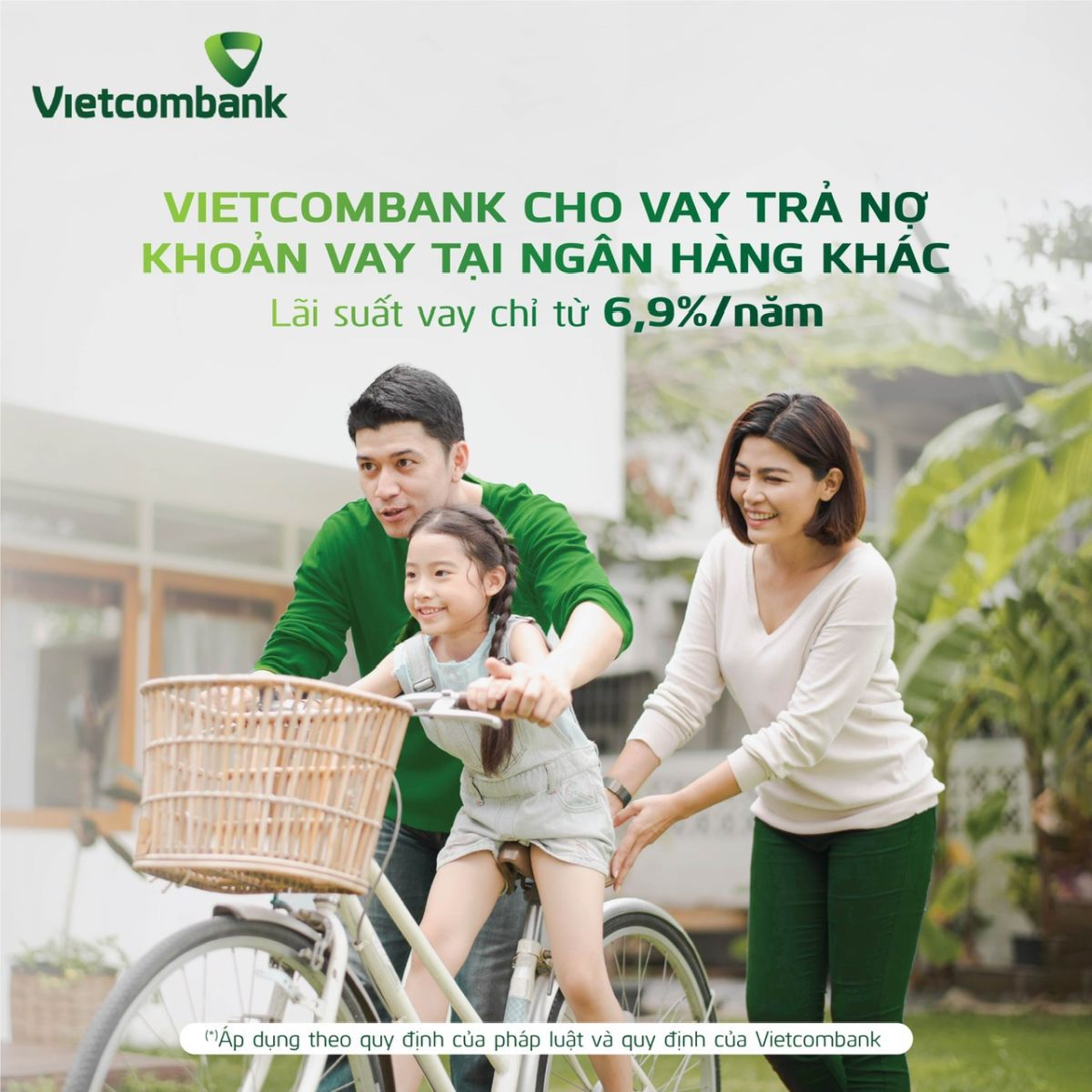 Khách hàng có thể vay vốn tại Vietcombank để trả nợ khoản vay tại ngân hàng khác