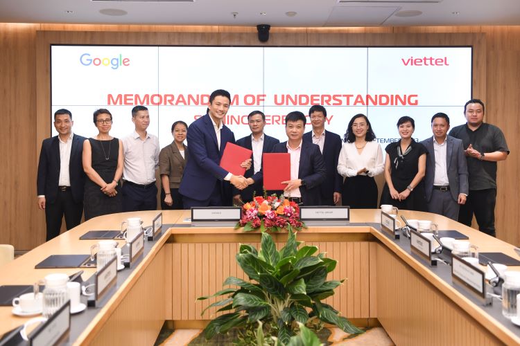 Viettel hợp tác với Google thúc đẩy chuyển đổi số ngành giáo dục và lĩnh vực điện toán đám mây tại Việt Nam.
