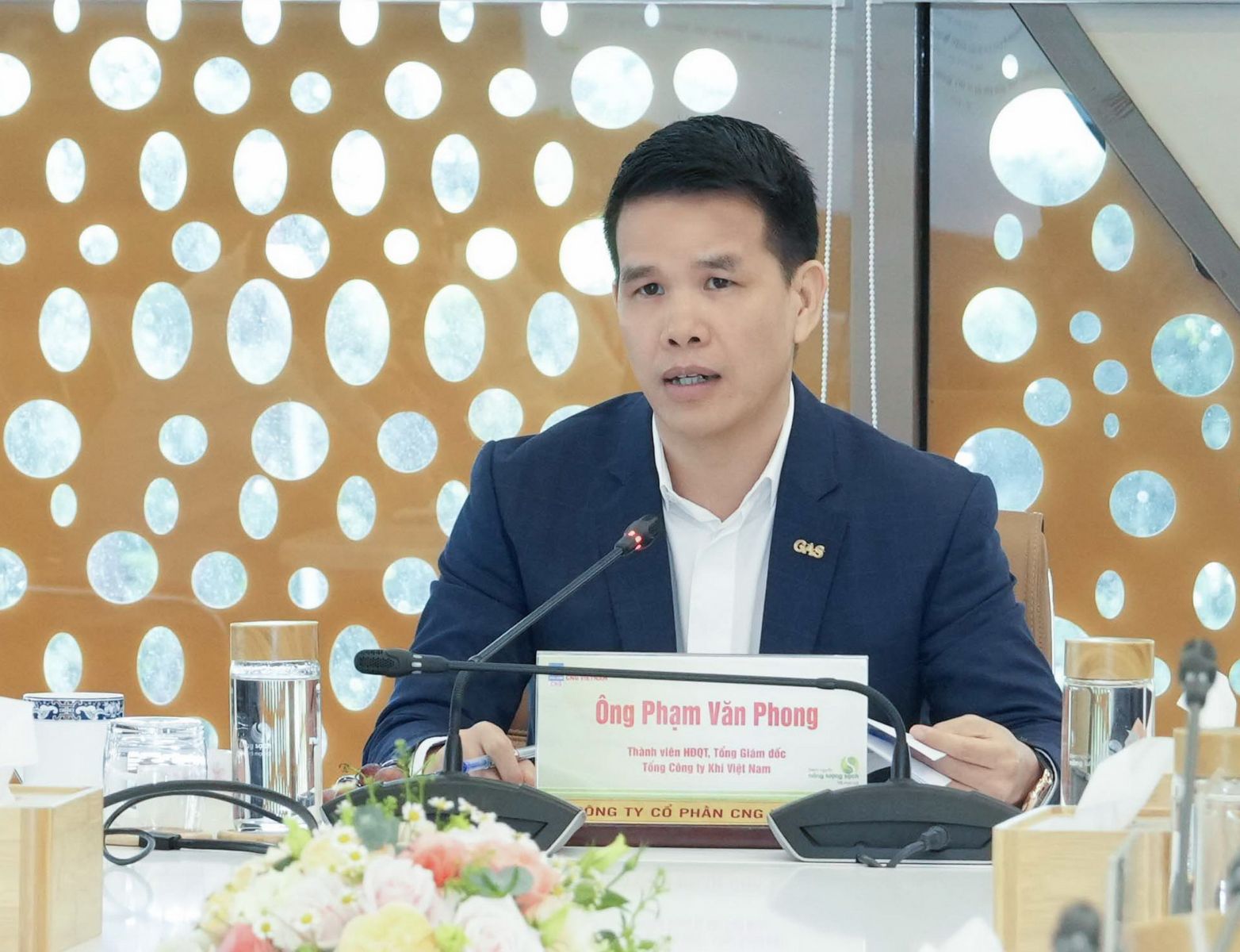 Tổng giám đốc Tổng công ty Khí Việt Nam Phạm Văn Phong thăm và làm việc tại Công ty cổ phần CNG Việt Nam 