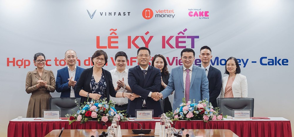 Thoả thuận hợp tác giữa VinFast với Viettel Money và Ngân hàng số Cake by VPBank sẽ thúc đẩy mạnh mẽ hơn nữa xu hướng chuyển đổi xanh